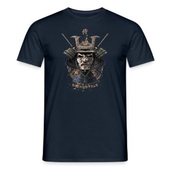samurai mask katana - Männer T-Shirt - Navy - Vorne - AI Model Male 178 light (178cm)