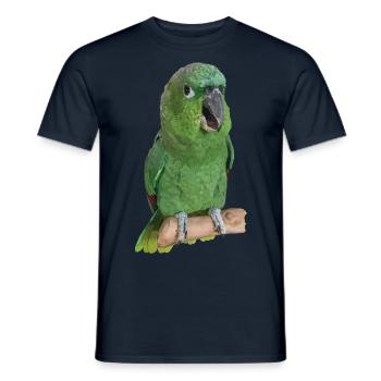 The farinous parrot - Men's T-Shirt - navy - Front - AI Model Male 178 light (178cm)