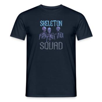 Skeleton Squad X-Ray Tech Radiology Torso - Men's T-Shirt - navy - Front - AI Model Male 178 light (178cm)