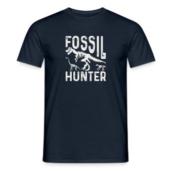 Paléontologue paléontologue de chasseur de fossiles rétro - T-shirt homme - marine - Devant - AI Model Male 178 light (178cm)