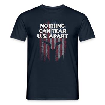 Nothing Can Tear US Apart Independence 4th of - Men's T-Shirt - navy - Front - AI Model Male 178 light (178cm)