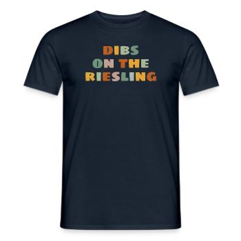 Schorle Riesling Pfalz Mundart Dubbeglas Motiv - Männer T-Shirt - Navy - Vorne - AI Model Male 178 light (178cm)