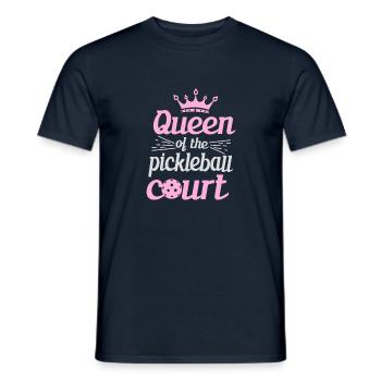 Queen Of Hte Pickleball Court - Männer T-Shirt - Navy - Vorne - AI Model Male 178 light (178cm)