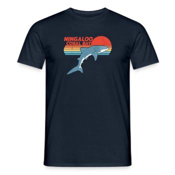 Whale shark - Men's T-Shirt - navy - Front - AI Model Male 178 light (178cm)