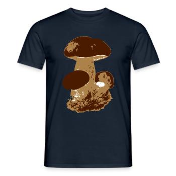 Pilz - Männer T-Shirt - Navy - Vorne - AI Model Male 178 light (178cm)