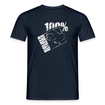 GOLDEN RETRIEVER 100 - Men's T-Shirt - navy - Front - AI Model Male 178 light (178cm)