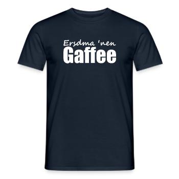 Sächsisch - Dialekt - Spruch - Männer T-Shirt - Navy - Vorne - AI Model Male 178 light (178cm)