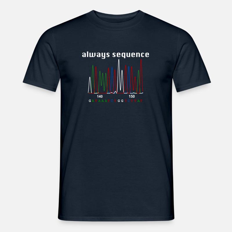 Always sequence - Männer T-Shirt - Navy