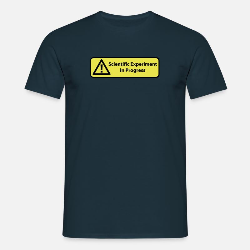 Scientific experiment in progress - Männer T-Shirt - Navy