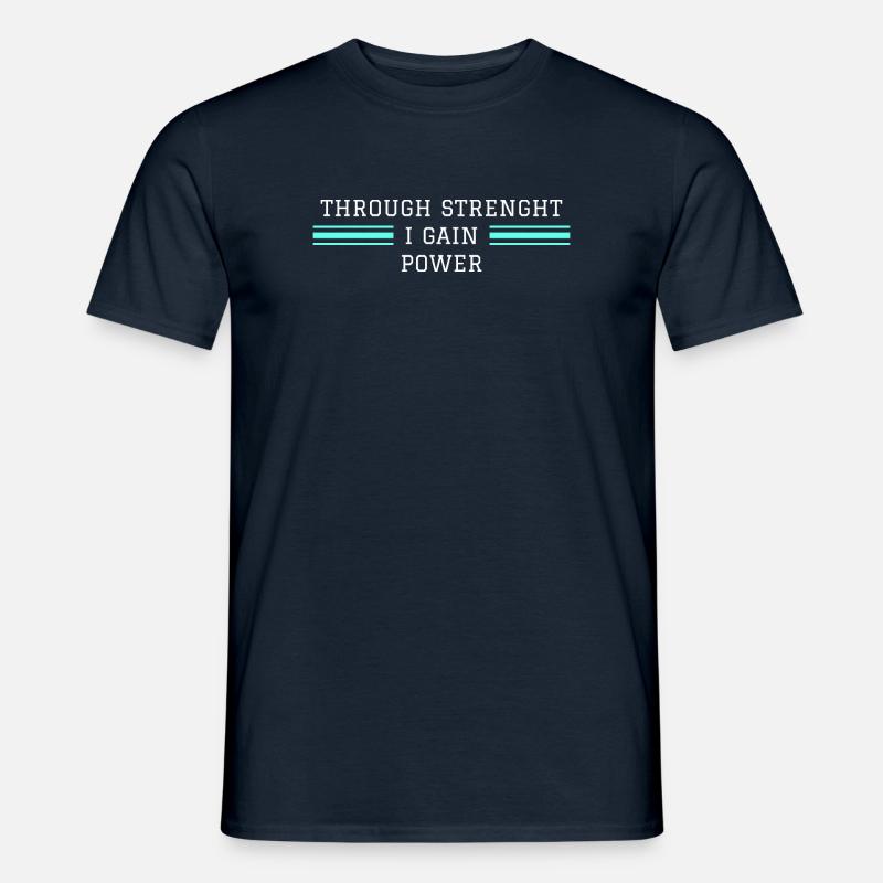Power - Männer T-Shirt - Navy