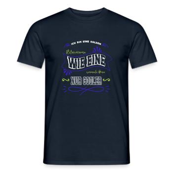 hundefreund bullterrier geburtstagsgeschenkidee - Männer T-Shirt - Navy - Vorne - AI Model Male 178 light (178cm)