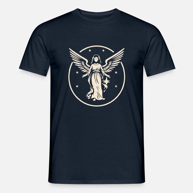 Schutzengel - Männer T-Shirt - Navy