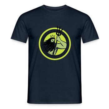 Poseidon Triton - Men's T-Shirt - navy - Front - AI Model Male 178 light (178cm)