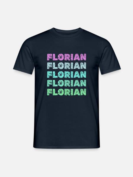 Florian Florian - Männer T-Shirt - Navy