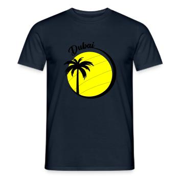 dubai - Männer T-Shirt - Navy - Vorne - AI Model Male 178 light (178cm)