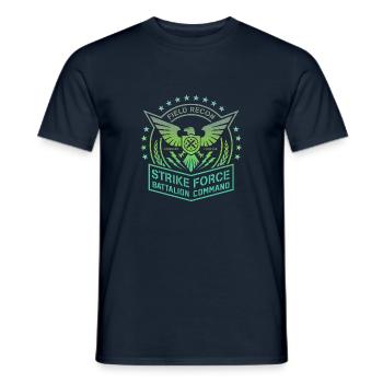 Military Strike Force Design - Männer T-Shirt - Navy - Vorne - AI Model Male 178 light (178cm)
