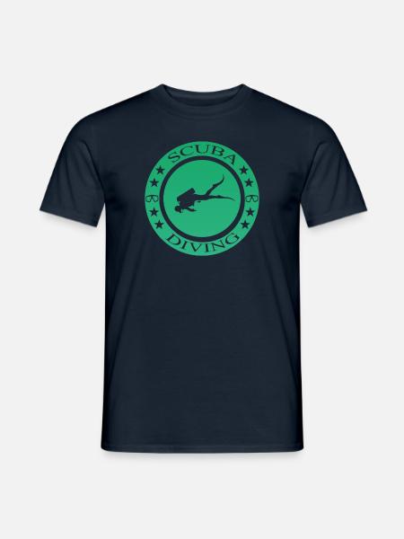 Scuba Diving tauchen - Männer T-Shirt - Navy