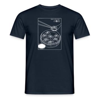 It’s Xiao Long Bao Time - Men's T-Shirt - navy - Front - AI Model Male 178 light (178cm)