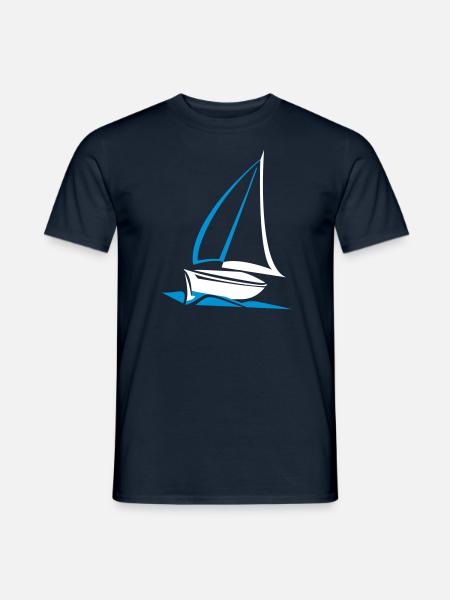 segelyacht - Männer T-Shirt - Navy