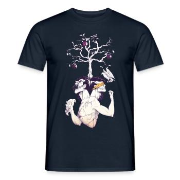 allée - T-shirt homme - marine - Devant - AI Model Male 178 light (178cm)