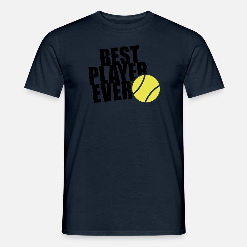 BEST TENNIS PLAYER EVER 2C - Männer T-Shirt - Navy
