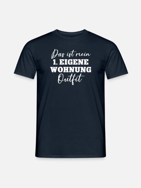 1. Eigene Wohnung Einzug Einweihung Erste WG Umzug - Männer T-Shirt - Navy