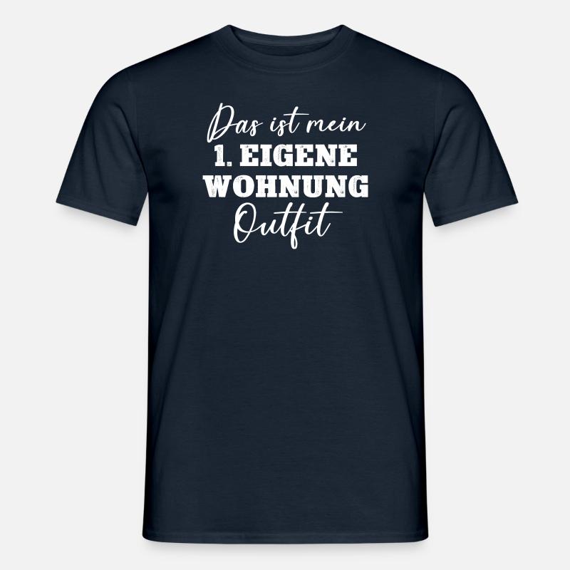 1. Eigene Wohnung Einzug Einweihung Erste WG Umzug - Männer T-Shirt - Navy