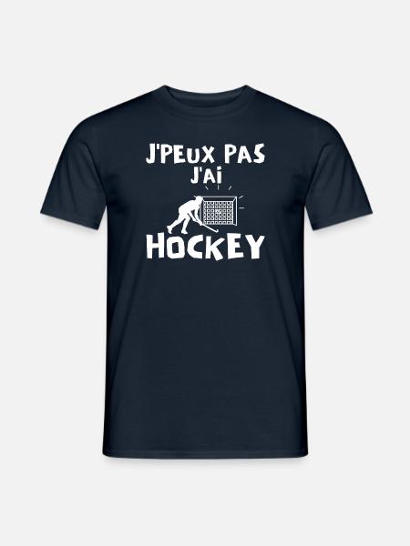 J'peux pas j'Ai Hockey - T-shirt homme - marine