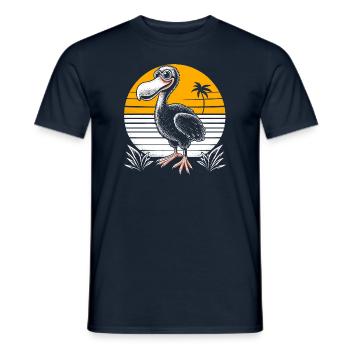 Dodo Bird : cadeau parfait pour les amoureux des animaux - T-shirt homme - marine - Devant - AI Model Male 178 light (178cm)