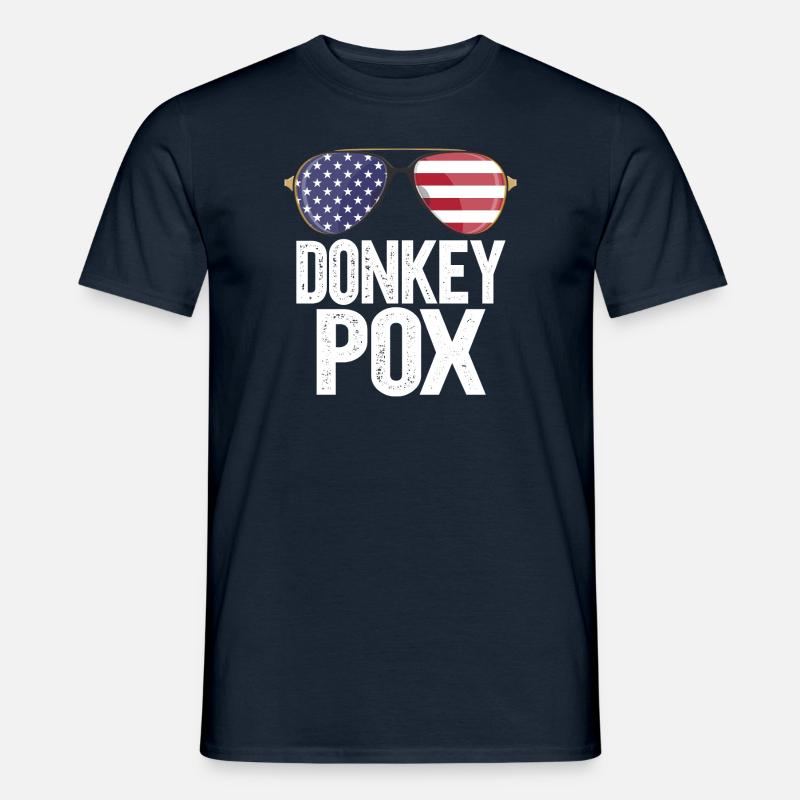 Donkey Pox - Men's T-Shirt - navy
