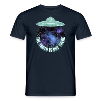 COSMIC TRUTH T-SHIRT - Men's T-Shirt - navy - Front - AI Model Male 178 light (178cm)