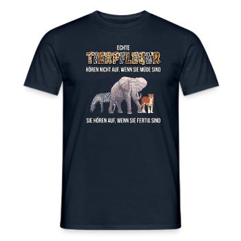 Tierpfleger Tierpflegerin Tierpflege Zoo Geschenk - Männer T-Shirt - Navy - Vorne - AI Model Male 178 light (178cm)