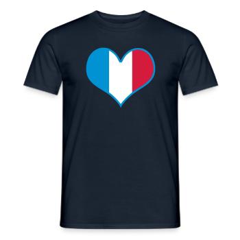frankreich france - Männer T-Shirt - Navy - Vorne - AI Model Male 178 light (178cm)