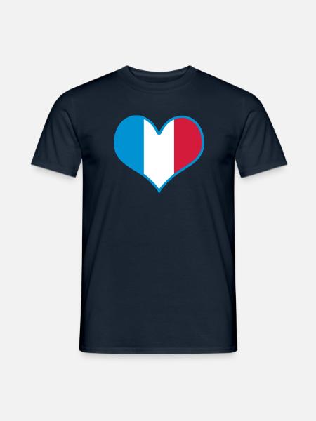 frankreich france - Männer T-Shirt - Navy