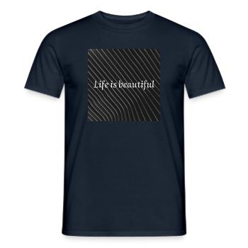 T-shirt - T-shirt homme - marine - Devant - AI Model Male 178 light (178cm)