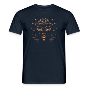 Enthülle alle Geheimnisse inspiriert vom Hellsehen - Männer T-Shirt - Navy - Vorne - AI Model Male 178 light (178cm)