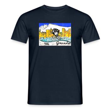 HISTOIRE DE GRENADE - T-shirt homme - marine - Devant - AI Model Male 178 light (178cm)