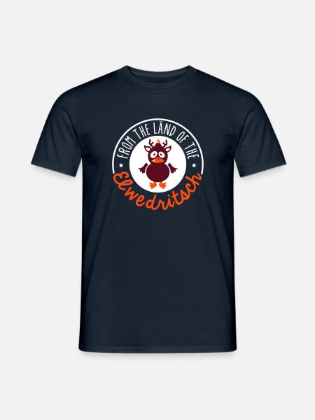 Elwedritsch - Pfalz - Dialekt - RLP pfälzisch - 3C - Männer T-Shirt - Navy