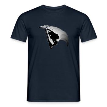 СomeÈTE - Männer T-Shirt - Navy - Vorne - AI Model Male 178 light (178cm)