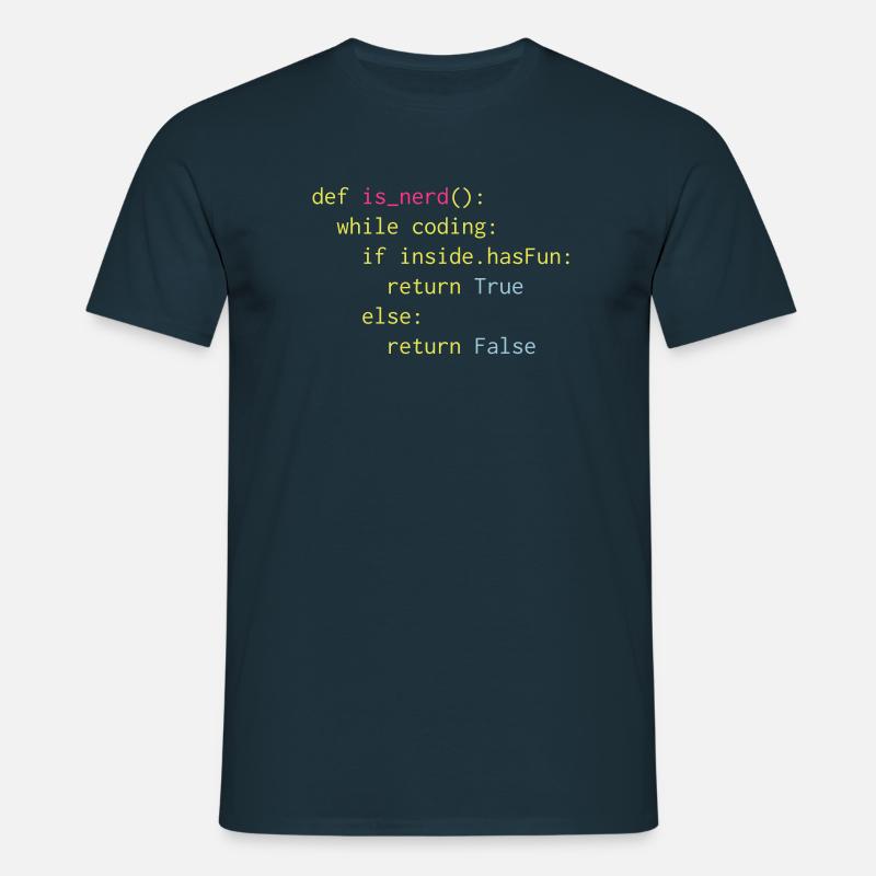 Python Definition von Nerd - Männer T-Shirt - undefined
