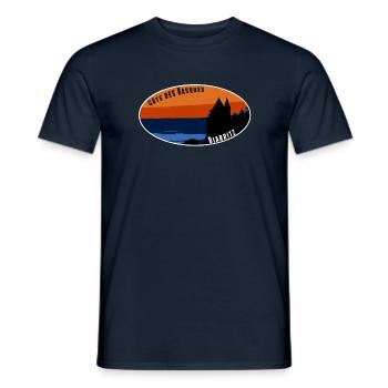 Côte des Basken Biarritz - Männer T-Shirt - Navy - Vorne - AI Model Male 178 light (178cm)