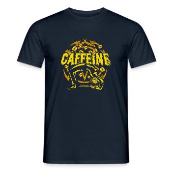 Kaffee T Shirt - Männer T-Shirt - Navy - Vorne - AI Model Male 178 light (178cm)