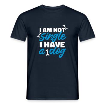 Chiens Teckel Teckel Chien Teckel Propriétaire de chien - T-shirt homme - marine - Devant - AI Model Male 178 light (178cm)