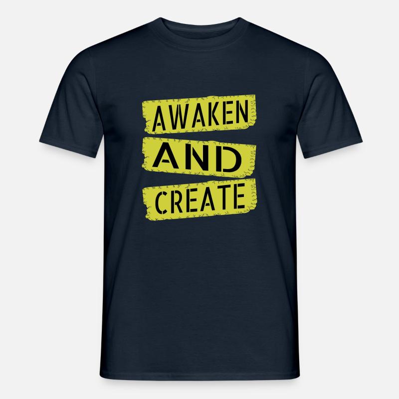 gift idea enlightenment quotes - Männer T-Shirt - Navy