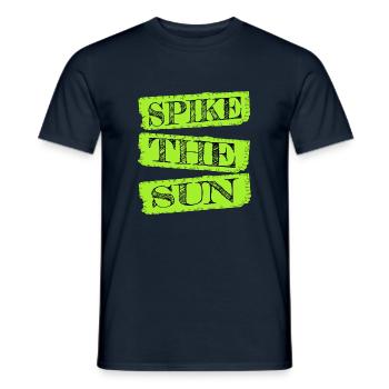 radiant sunshine beach volleyball - Männer T-Shirt - Navy - Vorne - AI Model Male 178 light (178cm)