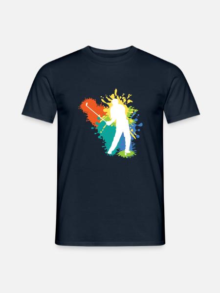 Belle idee cadeau design Golf - T-shirt homme - marine