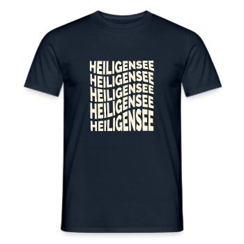 Heiligensee Flow - Berlin - Reinickendorf - Männer T-Shirt - Navy - Vorne - AI Model Male 178 light (178cm)