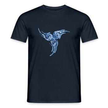 keltisches symbol 17 e 206 - Männer T-Shirt - Navy - Vorne - AI Model Male 178 light (178cm)
