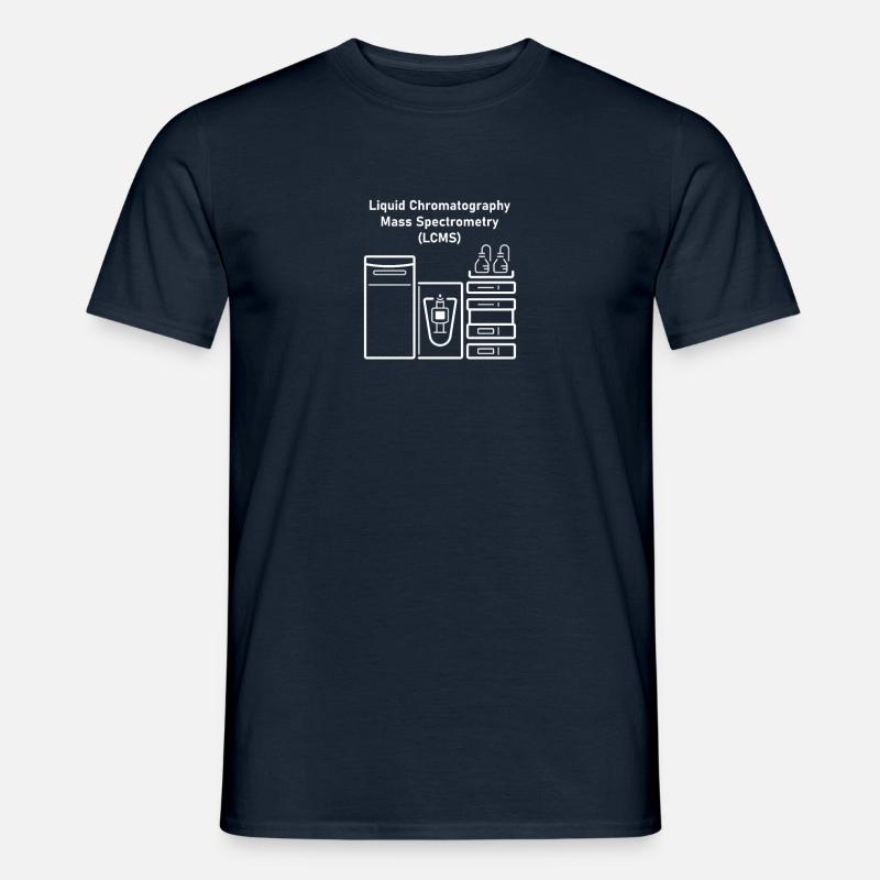 LCMS Liquid Chromatography Mass Spectrometry - T-shirt homme - marine