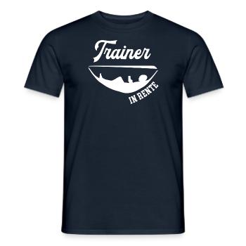 Trainer Rentner Rente Ruhestand Training Coach - Männer T-Shirt - Navy - Vorne - AI Model Male 178 light (178cm)